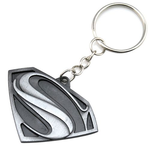Prívesok na kľúče, patinovaný symbol "Superman"