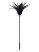 Feather tickle, black color, wand