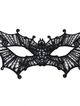 Lace black mask with ribbon - Black Widow