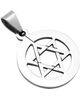 Prívesok pentagram z chirurgickej ocele, Dávidová hviezda