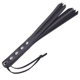 Black small leather whip