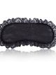 Bound lace erotic mask, black color
