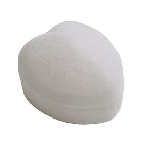 Zamatové darčekové balenie na prsteň, biele srdce