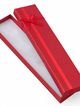 Červená darčeková krabička na náramok, červená stužka a mašľa