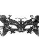 Lace black mask with ribbon - Dina