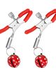 Steel nipple clamps, red bell strawberry