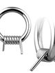 Piercing do bradavky z chirurgickej ocele, ostnatý drôt