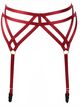 Women's elastic garter waist, red color