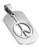 Prívesok symbol "PEACE", známka, chirurgická oceľ - 32x20 mm