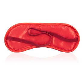 Red satin mask, rubber band