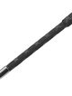Black leather whip with heart, red-black color