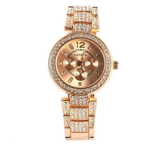 Zirkónové hodinky Rose Gold, Fashion hodinky zo zirkónmi.