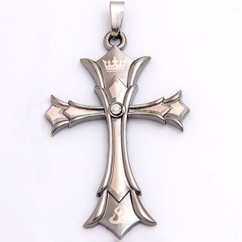 Kráľovský ľaliový kríž, prívesok z chirurgickej ocele