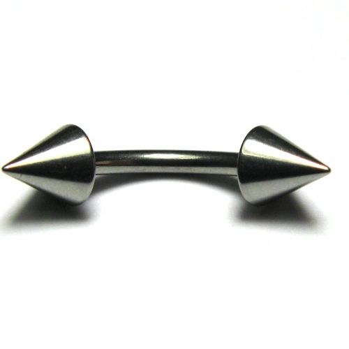 Piercing do obočia z chirurgickej ocele, hroty