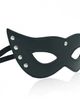 Black leather mask - Black Kathleen