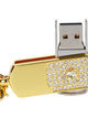 USB kľúč, prívesok a retiazka pre ženu so zirkónmi - 8GB