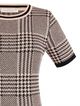 Women's knitted sweater black-pink Timento