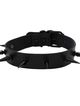 Černý erotický kožený choker, kovové ostny